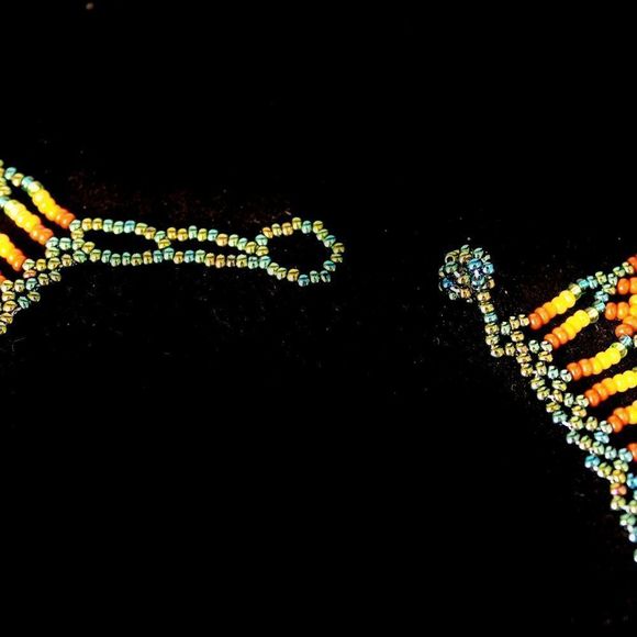 Handmade Okama beaded necklace medium - Picture 3 of 4